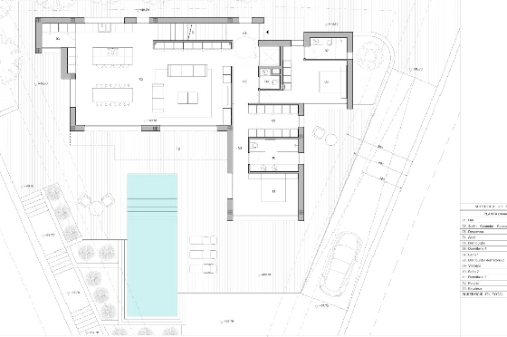 Villa in Moraira(Pla del Mar) zu verkaufen, Woongedeelte 340 m², Bouwjaar 2023, Klimaanlage, Grondstuk 1070 m², 4 Slaapkamers, 4 Badkamers, Pool, ref.: BI-MT.H-787-16