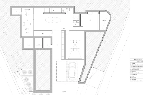 Villa in Moraira(Pla del Mar) zu verkaufen, Woongedeelte 340 m², Bouwjaar 2023, Klimaanlage, Grondstuk 1070 m², 4 Slaapkamers, 4 Badkamers, Pool, ref.: BI-MT.H-787-19