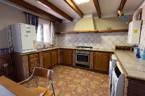 Villa in Denia zu vermieten, Woongedeelte 200 m², Zustand gepflegt, + Zentralheizung, Klimaanlage, Grondstuk 900 m², 3 Slaapkamers, 2 Badkamers, Pool, ref.: D-0123-40