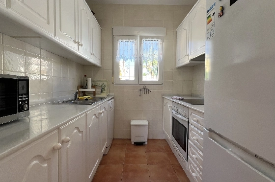 Villa in Els Poblets zur Ferienvermietung, Woongedeelte 125 m², Bouwjaar 2003, + KLIMA, Klimaanlage, Grondstuk 400 m², 2 Slaapkamers, 2 Badkamers, Pool, ref.: T-1123-10