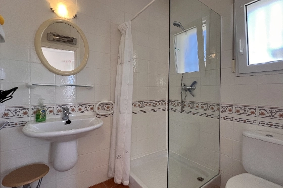 Villa in Els Poblets zur Ferienvermietung, Woongedeelte 125 m², Bouwjaar 2003, + KLIMA, Klimaanlage, Grondstuk 400 m², 2 Slaapkamers, 2 Badkamers, Pool, ref.: T-1123-14