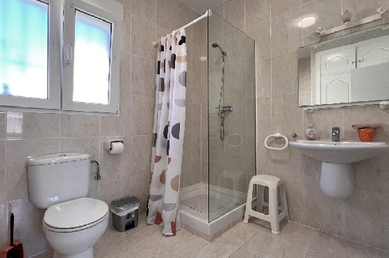 Villa in Els Poblets zur Ferienvermietung, Woongedeelte 125 m², Bouwjaar 2003, + KLIMA, Klimaanlage, Grondstuk 400 m², 2 Slaapkamers, 2 Badkamers, Pool, ref.: T-1123-20