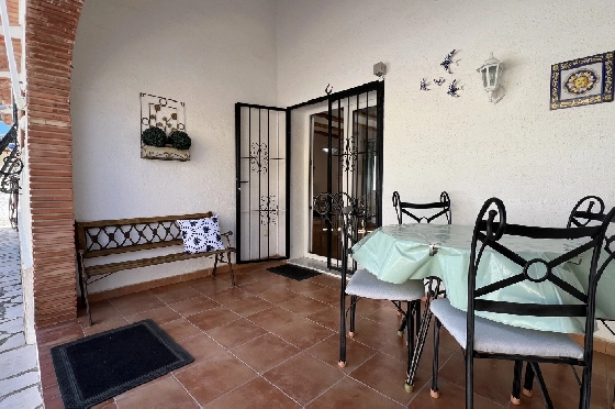 Villa in Els Poblets zur Ferienvermietung, Woongedeelte 125 m², Bouwjaar 2003, + KLIMA, Klimaanlage, Grondstuk 400 m², 2 Slaapkamers, 2 Badkamers, Pool, ref.: T-1123-24