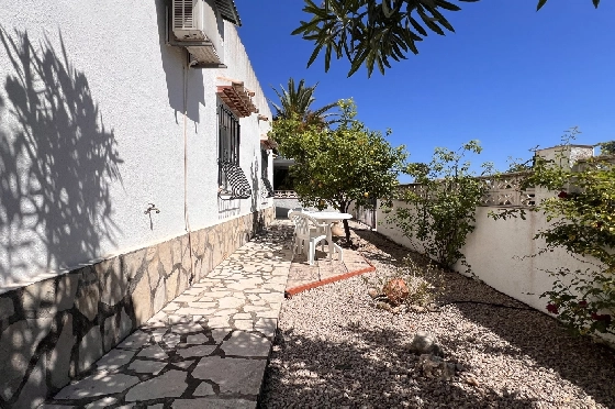 Villa in Els Poblets zur Ferienvermietung, Woongedeelte 125 m², Bouwjaar 2003, + KLIMA, Klimaanlage, Grondstuk 400 m², 2 Slaapkamers, 2 Badkamers, Pool, ref.: T-1123-29