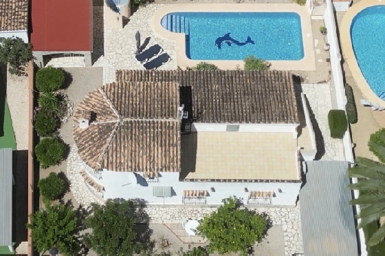 Villa in Els Poblets zur Ferienvermietung, Woongedeelte 125 m², Bouwjaar 2003, + KLIMA, Klimaanlage, Grondstuk 400 m², 2 Slaapkamers, 2 Badkamers, Pool, ref.: T-1123-31