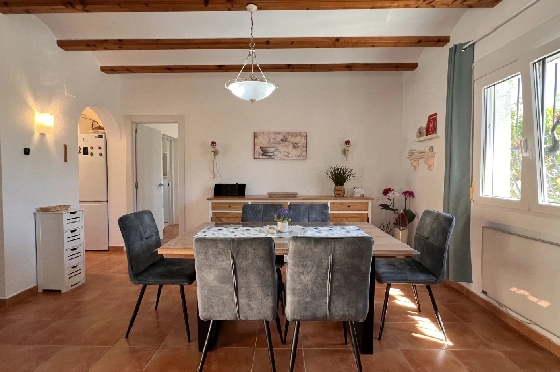 Villa in Els Poblets zur Ferienvermietung, Woongedeelte 125 m², Bouwjaar 2003, + KLIMA, Klimaanlage, Grondstuk 400 m², 2 Slaapkamers, 2 Badkamers, Pool, ref.: T-1123-4
