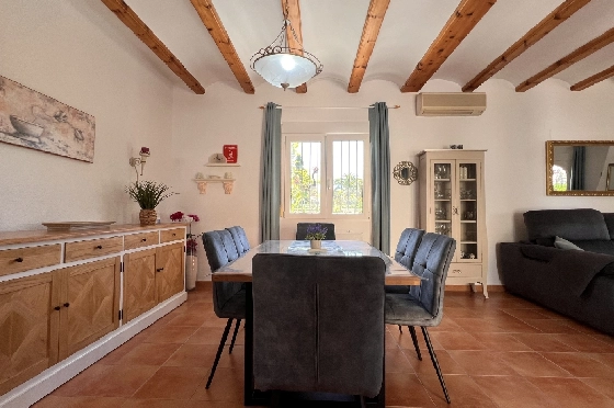Villa in Els Poblets zur Ferienvermietung, Woongedeelte 125 m², Bouwjaar 2003, + KLIMA, Klimaanlage, Grondstuk 400 m², 2 Slaapkamers, 2 Badkamers, Pool, ref.: T-1123-5