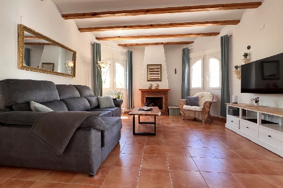 Villa in Els Poblets zur Ferienvermietung, Woongedeelte 125 m², Bouwjaar 2003, + KLIMA, Klimaanlage, Grondstuk 400 m², 2 Slaapkamers, 2 Badkamers, Pool, ref.: T-1123-6