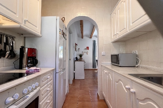 Villa in Els Poblets zur Ferienvermietung, Woongedeelte 125 m², Bouwjaar 2003, + KLIMA, Klimaanlage, Grondstuk 400 m², 2 Slaapkamers, 2 Badkamers, Pool, ref.: T-1123-9