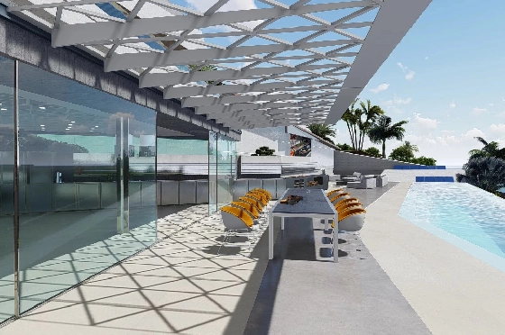 Villa in Javea zu verkaufen, Woongedeelte 1400 m², Klimaanlage, Grondstuk 2500 m², 6 Slaapkamers, 8 Badkamers, Pool, ref.: BS-83383771-5