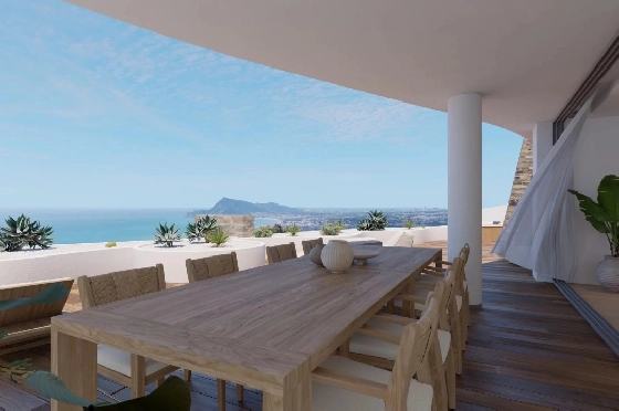 Apartment in Altea zu verkaufen, Woongedeelte 585 m², 3 Slaapkamers, 3 Badkamers, Pool, ref.: BS-83710397-1