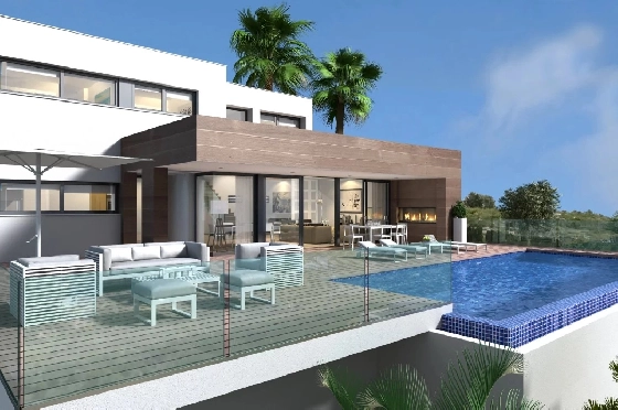 Villa in Cumbre del Sol zu verkaufen, Woongedeelte 459 m², Grondstuk 932 m², 3 Slaapkamers, 4 Badkamers, Pool, ref.: BS-83710400-1