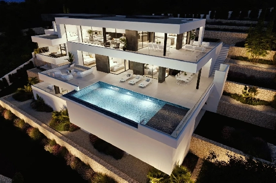 Villa in Cumbre del Sol zu verkaufen, Woongedeelte 830 m², Grondstuk 1877 m², 1 Slaapkamers, 5 Badkamers, Pool, ref.: BS-83710403-1