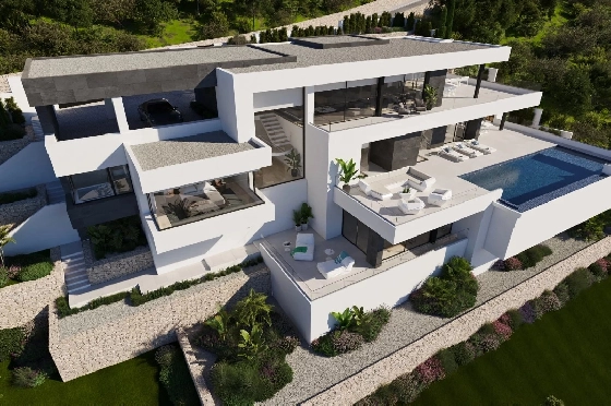 Villa in Cumbre del Sol zu verkaufen, Woongedeelte 830 m², Grondstuk 1877 m², 1 Slaapkamers, 5 Badkamers, Pool, ref.: BS-83710403-4