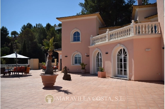 Villa in Pedreguer zu verkaufen, Woongedeelte 425 m², Bouwjaar 2006, + Fussbodenheizung, Klimaanlage, Grondstuk 1382 m², 5 Slaapkamers, 4 Badkamers, Pool, ref.: MV-2376-5
