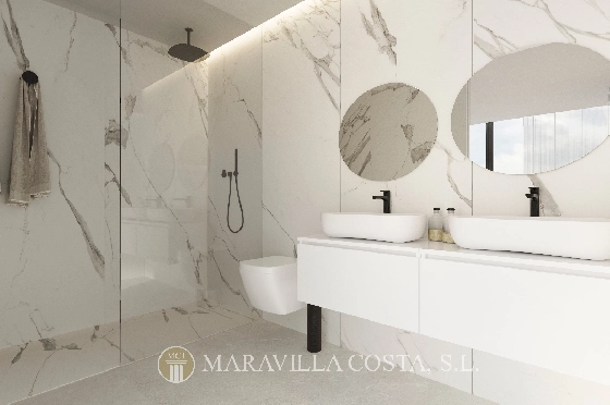 Villa in Moraira zu verkaufen, Woongedeelte 261 m², Bouwjaar 2023, + Fussbodenheizung, Klimaanlage, Grondstuk 939 m², 4 Slaapkamers, 4 Badkamers, Pool, ref.: MV-2499-6