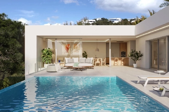 Villa in Cumbre del Sol zu verkaufen, Woongedeelte 329 m², Grondstuk 813 m², 3 Slaapkamers, 3 Badkamers, Pool, ref.: BS-83851622-7
