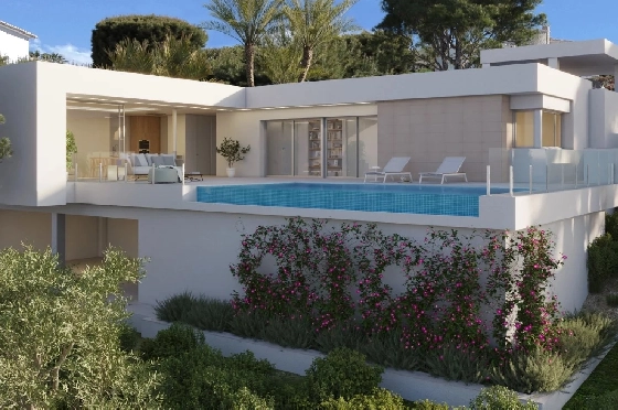 Villa in Cumbre del Sol zu verkaufen, Woongedeelte 329 m², Grondstuk 813 m², 3 Slaapkamers, 3 Badkamers, Pool, ref.: BS-83851622-9
