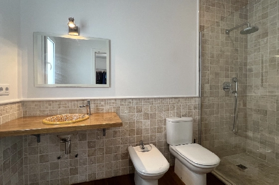 Villa in Pedreguer zu verkaufen, Woongedeelte 137 m², Bouwjaar 2015, Zustand gepflegt, + Ofen, Klimaanlage, Grondstuk 403 m², 2 Slaapkamers, 2 Badkamers, Pool, ref.: RG-0124-19