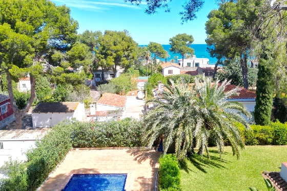Villa in Denia(Las Rotas) zu verkaufen, Woongedeelte 280 m², Bouwjaar 1989, Zustand gepflegt, + Zentralheizung, Grondstuk 1150 m², 5 Slaapkamers, 4 Badkamers, Pool, ref.: SC-T0424-6