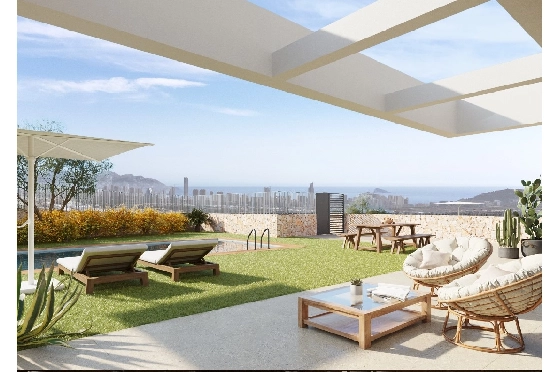 Villa in Finestrat(Balcon de Finestrat) zu verkaufen, Woongedeelte 157 m², Grondstuk 489 m², 4 Slaapkamers, 3 Badkamers, Pool, ref.: TW-BREEZE-75-1