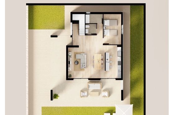 Villa in Finestrat(Balcon de Finestrat) zu verkaufen, Woongedeelte 157 m², Grondstuk 489 m², 4 Slaapkamers, 3 Badkamers, Pool, ref.: TW-BREEZE-75-12