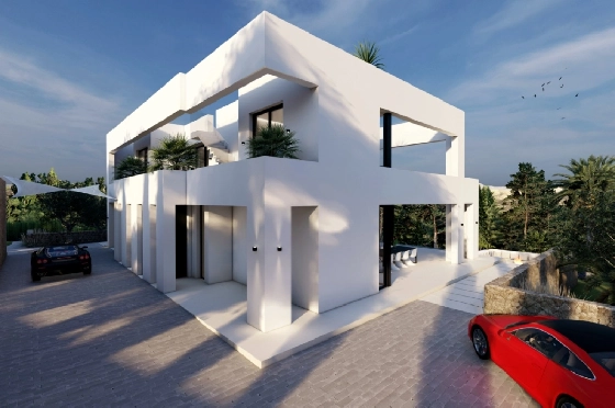Villa in Benissa(La Fustera) zu verkaufen, Woongedeelte 615 m², Bouwjaar 2023, Klimaanlage, Grondstuk 1347 m², 4 Slaapkamers, 3 Badkamers, Pool, ref.: BI-BE.H-902-12