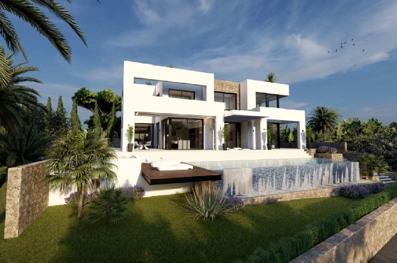 Villa in Benissa(La Fustera) zu verkaufen, Woongedeelte 615 m², Bouwjaar 2023, Klimaanlage, Grondstuk 1347 m², 4 Slaapkamers, 3 Badkamers, Pool, ref.: BI-BE.H-902-13