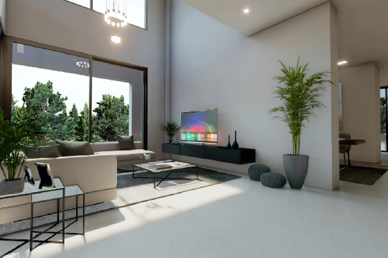 Villa in Benissa(La Fustera) zu verkaufen, Woongedeelte 615 m², Bouwjaar 2023, Klimaanlage, Grondstuk 1347 m², 4 Slaapkamers, 3 Badkamers, Pool, ref.: BI-BE.H-902-3