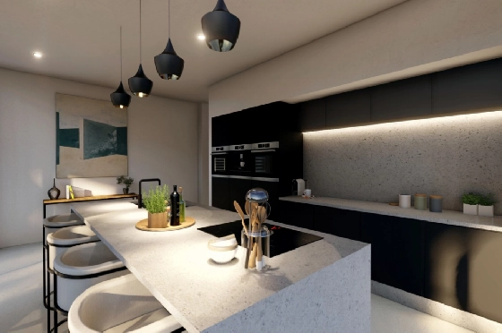 Villa in Benissa(La Fustera) zu verkaufen, Woongedeelte 615 m², Bouwjaar 2023, Klimaanlage, Grondstuk 1347 m², 4 Slaapkamers, 3 Badkamers, Pool, ref.: BI-BE.H-902-5