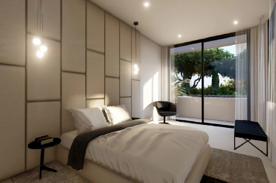 Villa in Benissa(La Fustera) zu verkaufen, Woongedeelte 615 m², Bouwjaar 2023, Klimaanlage, Grondstuk 1347 m², 4 Slaapkamers, 3 Badkamers, Pool, ref.: BI-BE.H-902-6