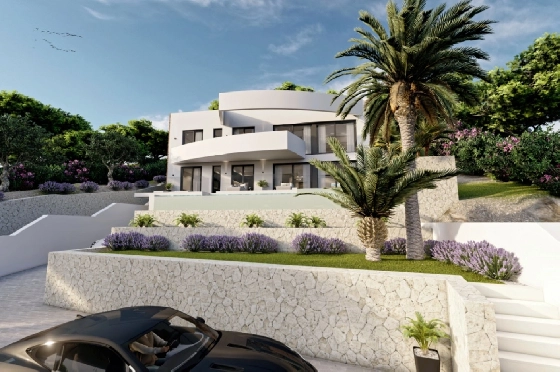 Villa in Altea zu verkaufen, Woongedeelte 540 m², Bouwjaar 2024, Klimaanlage, Grondstuk 1270 m², 4 Slaapkamers, 4 Badkamers, Pool, ref.: BI-AL.H-031-17