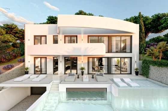 Villa in Altea zu verkaufen, Woongedeelte 540 m², Bouwjaar 2024, Klimaanlage, Grondstuk 1270 m², 4 Slaapkamers, 4 Badkamers, Pool, ref.: BI-AL.H-031-18