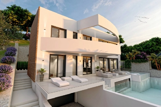 Villa in Altea zu verkaufen, Woongedeelte 540 m², Bouwjaar 2024, Klimaanlage, Grondstuk 1270 m², 4 Slaapkamers, 4 Badkamers, Pool, ref.: BI-AL.H-031-20