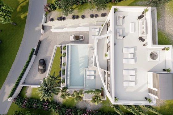 Villa in Altea zu verkaufen, Woongedeelte 540 m², Bouwjaar 2024, Klimaanlage, Grondstuk 1270 m², 4 Slaapkamers, 4 Badkamers, Pool, ref.: BI-AL.H-031-3