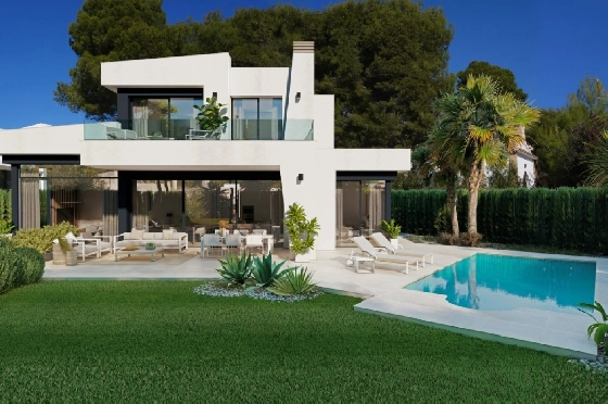 Villa in Benissa(La Fustera) zu verkaufen, Woongedeelte 284 m², Klimaanlage, Grondstuk 725 m², 3 Slaapkamers, 3 Badkamers, Pool, ref.: BI-BE.H-903-5