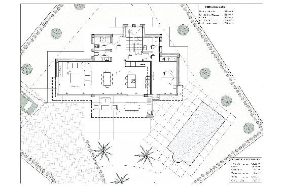 Villa in Benissa(La Fustera) zu verkaufen, Woongedeelte 284 m², Klimaanlage, Grondstuk 725 m², 3 Slaapkamers, 3 Badkamers, Pool, ref.: BI-BE.H-903-6