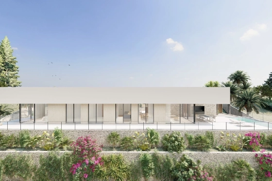 Villa in Denia zu verkaufen, Woongedeelte 176 m², Bouwjaar 2023, Klimaanlage, Grondstuk 1514 m², 3 Slaapkamers, 3 Badkamers, Pool, ref.: BI-DE.H-008-1