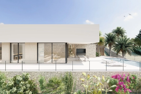 Villa in Denia zu verkaufen, Woongedeelte 176 m², Bouwjaar 2023, Klimaanlage, Grondstuk 1514 m², 3 Slaapkamers, 3 Badkamers, Pool, ref.: BI-DE.H-008-14