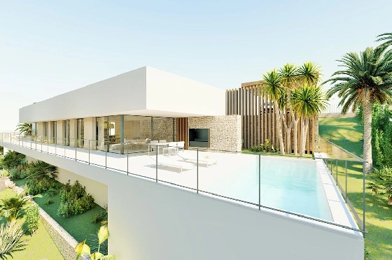 Villa in Denia zu verkaufen, Woongedeelte 176 m², Bouwjaar 2023, Klimaanlage, Grondstuk 1514 m², 3 Slaapkamers, 3 Badkamers, Pool, ref.: BI-DE.H-008-15