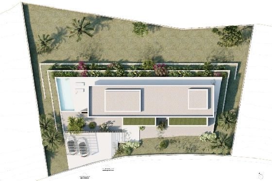 Villa in Denia zu verkaufen, Woongedeelte 176 m², Bouwjaar 2023, Klimaanlage, Grondstuk 1514 m², 3 Slaapkamers, 3 Badkamers, Pool, ref.: BI-DE.H-008-26