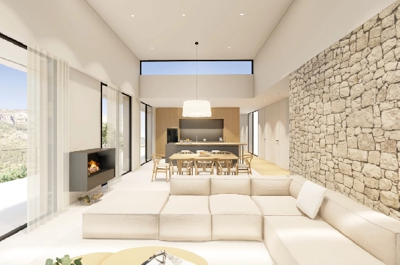 Villa in Denia zu verkaufen, Woongedeelte 176 m², Bouwjaar 2023, Klimaanlage, Grondstuk 1514 m², 3 Slaapkamers, 3 Badkamers, Pool, ref.: BI-DE.H-008-3
