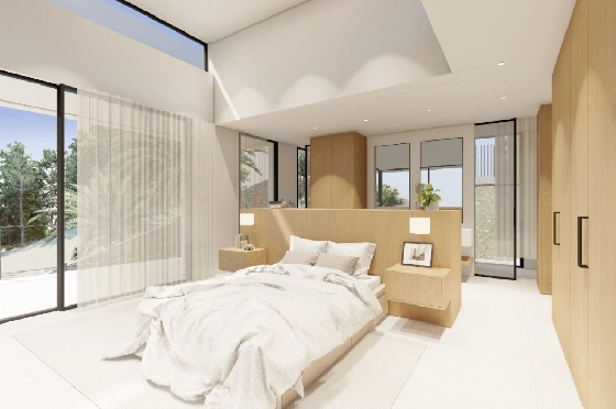 Villa in Denia zu verkaufen, Woongedeelte 176 m², Bouwjaar 2023, Klimaanlage, Grondstuk 1514 m², 3 Slaapkamers, 3 Badkamers, Pool, ref.: BI-DE.H-008-9