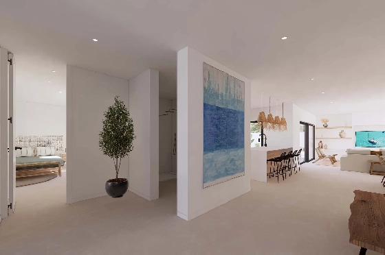 Villa in Moraira zu verkaufen, Woongedeelte 280 m², Klimaanlage, Grondstuk 800 m², 4 Slaapkamers, 4 Badkamers, Pool, ref.: BI-MT.H-797-6