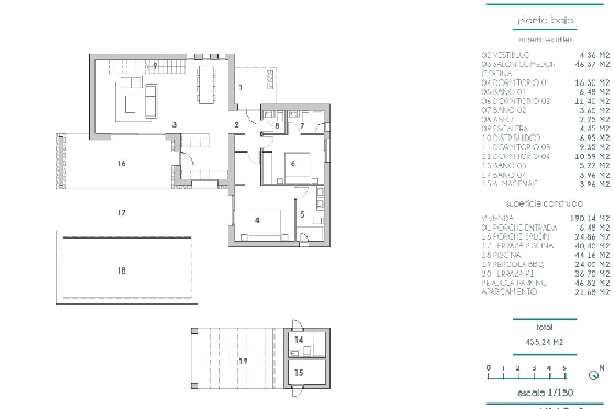 Villa in Moraira zu verkaufen, Woongedeelte 190 m², Klimaanlage, Grondstuk 800 m², 4 Slaapkamers, 4 Badkamers, Pool, ref.: BI-MT.H-792-11