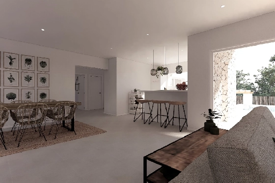 Villa in Moraira zu verkaufen, Woongedeelte 190 m², Klimaanlage, Grondstuk 800 m², 4 Slaapkamers, 4 Badkamers, Pool, ref.: BI-MT.H-792-4
