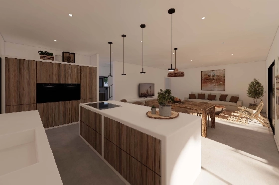 Villa in Moraira zu verkaufen, Woongedeelte 248 m², Klimaanlage, Grondstuk 800 m², 4 Slaapkamers, 5 Badkamers, Pool, ref.: BI-MT.H-795-4
