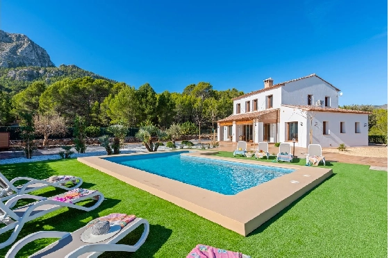 Finca in Benissa zu verkaufen, Woongedeelte 310 m², Bouwjaar 2010, Klimaanlage, Grondstuk 10030 m², 4 Slaapkamers, 3 Badkamers, Pool, ref.: BI-CA.F-001-1