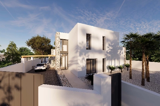 Villa in Moraira zu verkaufen, Woongedeelte 268 m², Klimaanlage, Grondstuk 800 m², 4 Slaapkamers, 3 Badkamers, Pool, ref.: BI-MT.H-793-11