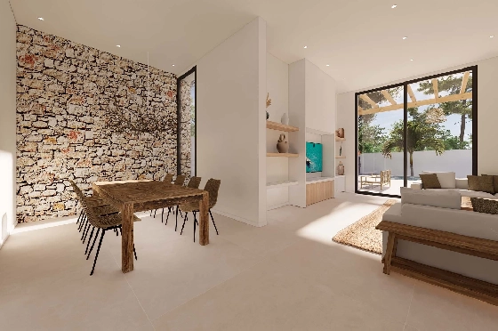 Villa in Moraira zu verkaufen, Woongedeelte 268 m², Klimaanlage, Grondstuk 800 m², 4 Slaapkamers, 3 Badkamers, Pool, ref.: BI-MT.H-793-3